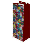 フクロウ ワインギフトバッグ (裏面アングル)