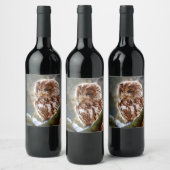 フクロウ ワインラベル (ボトル)
