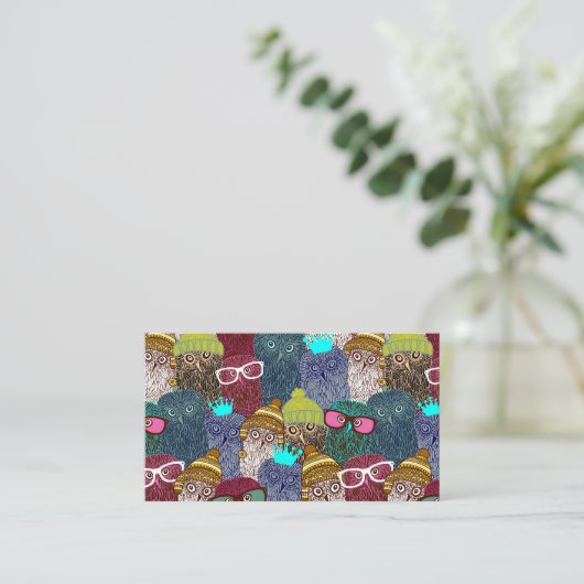 フクロウ 割引カード (スタンド正面)