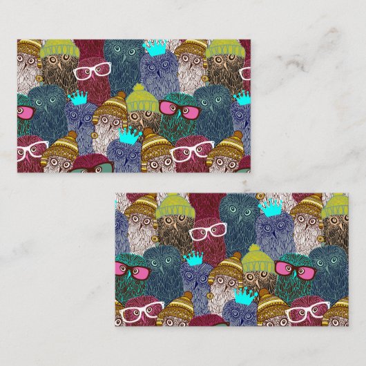 フクロウ 割引カード (正面/裏面)