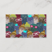 フクロウ 割引カード (正面)