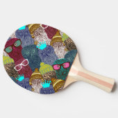 フクロウ 卓球ラケット (横)