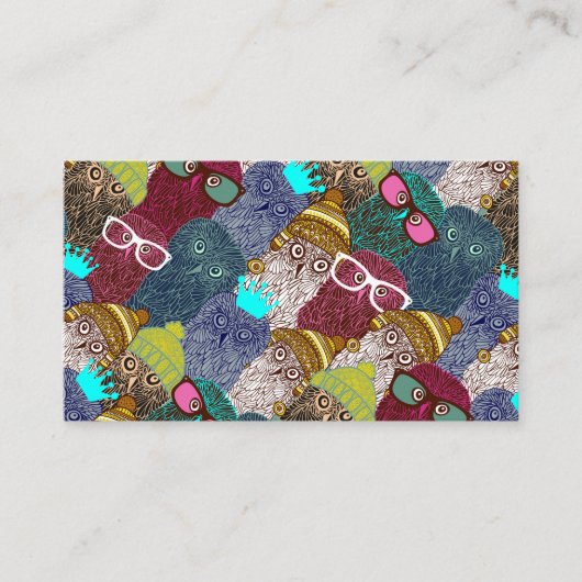 フクロウ 名刺 (正面)