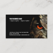 フクロウ 名刺 (裏面)