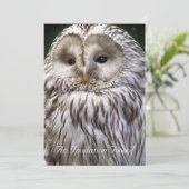 フクロウ 招待状 (スタンド正面)