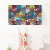 フクロウ 横断幕 (インサイチュ)