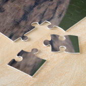 フクロウ – 猛禽類の鳥。 ジグソーパズル (側面)