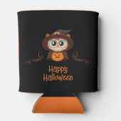 フクロウ/秋/秋/ハロウィーン/カボチャ 缶クーラー (裏面)