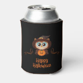 フクロウ/秋/秋/ハロウィーン/カボチャ 缶クーラー (缶裏面)