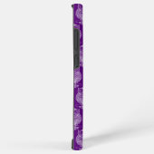 フクロウ（紫） – サムスン(S22 Ultra)ケース Samsung Galaxyケース (右側面)