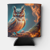 フクロウ 缶クーラー (正面)