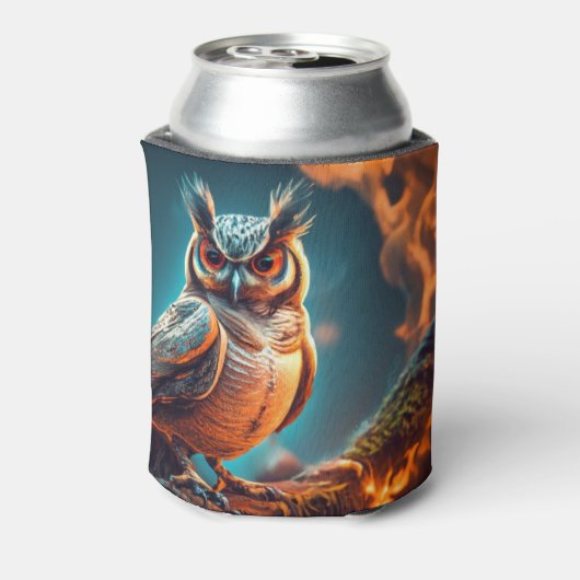 フクロウ 缶クーラー (缶裏面)