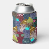 フクロウ 缶クーラー (缶裏面)