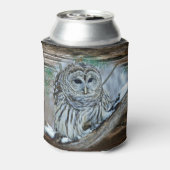 フクロウ 缶クーラー (缶裏面)