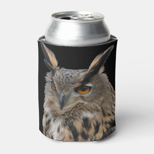 フクロウ 缶クーラー (缶正面)