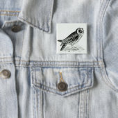 フクロウ 缶バッジ (インサイチュ)