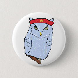 フクロウ 缶バッジ