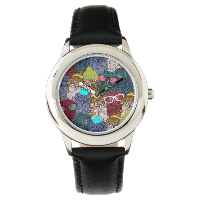 フクロウ 腕時計 (正面)