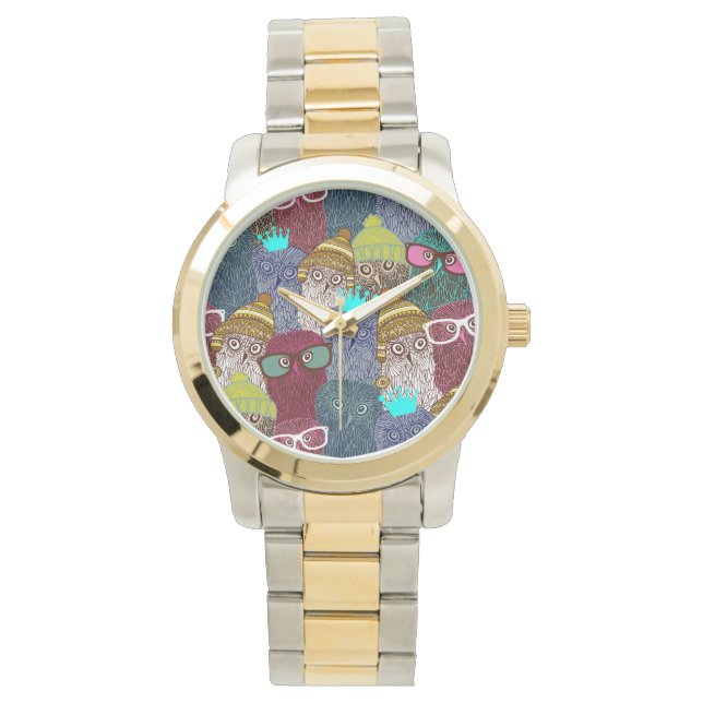 フクロウ 腕時計 (正面)