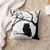 フクロウ/装飾用クッション クッション (ブランケット)