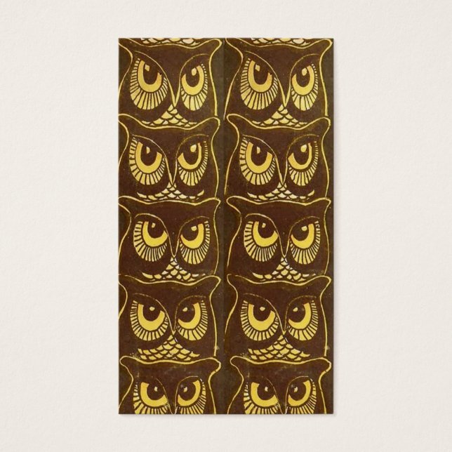 フクロウ（角の茶色） (正面)