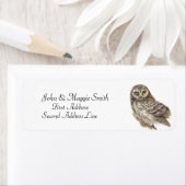 フクロウ、鳥コレクション ラベル (インサイチュ)