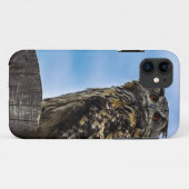 フクロウ 鳥 羽根 動物 自然 運命 平和 愛 Case-Mate iPhoneケース (裏面(横))