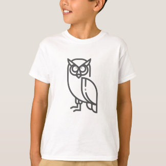 フクロウ 鳥 Tシャツ