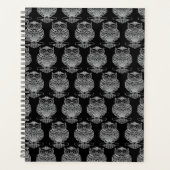 フクロウ（黒） -プランナー プランナー手帳 (正面)