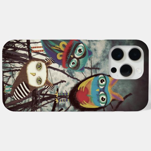 フクロウ Case-Mate iPhoneケース (裏面 (横))