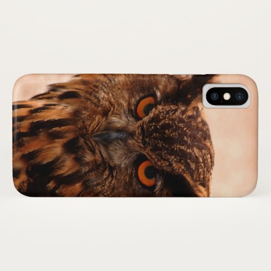 フクロウ... Case-Mate iPhoneケース (裏面(横))