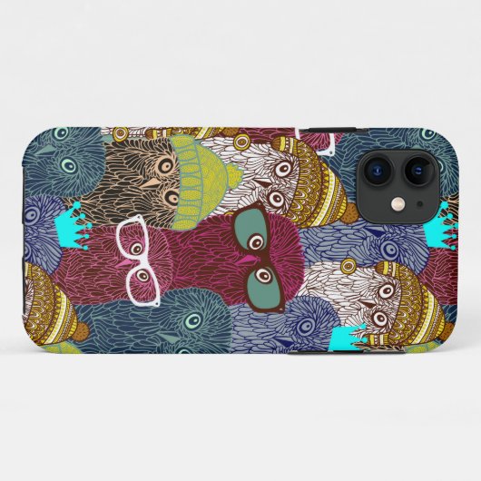 フクロウ Case-Mate iPhoneケース (裏面(横))