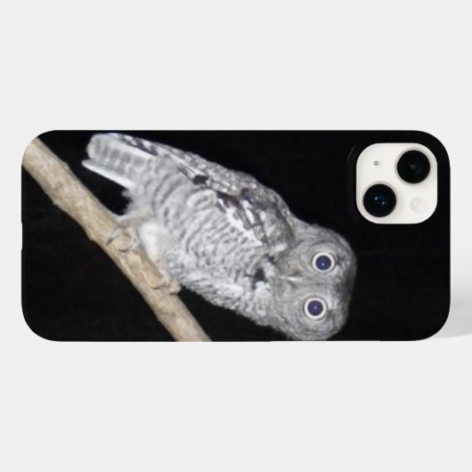 フクロウ Case-Mate iPhoneケース (裏面 (横))