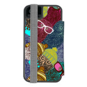 フクロウ INCIPIO iPhoneウォレットケース (フォリオ裏面)