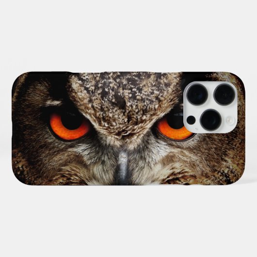 フクロウ iPhoneケース (裏面横)