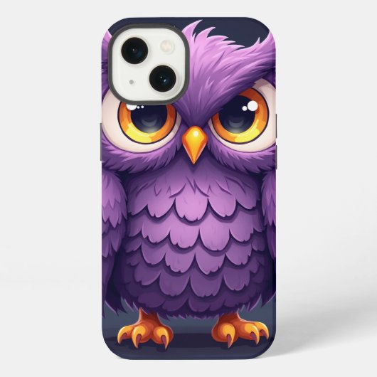 フクロウ iPhoneケース (裏面)