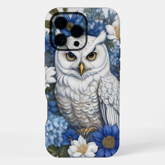 フクロウ iPhoneケース (裏面)