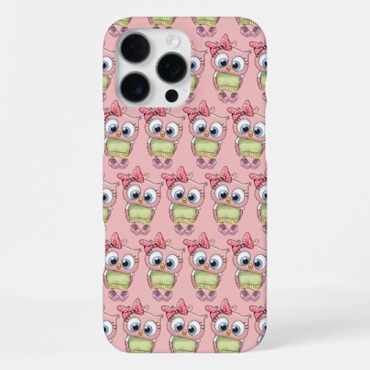 フクロウ iPhone カバー (裏面)