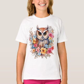 フクロウ Tシャツ