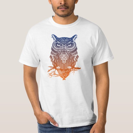 フクロウ Tシャツ (正面)