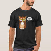 フクロウ Tシャツ (正面)