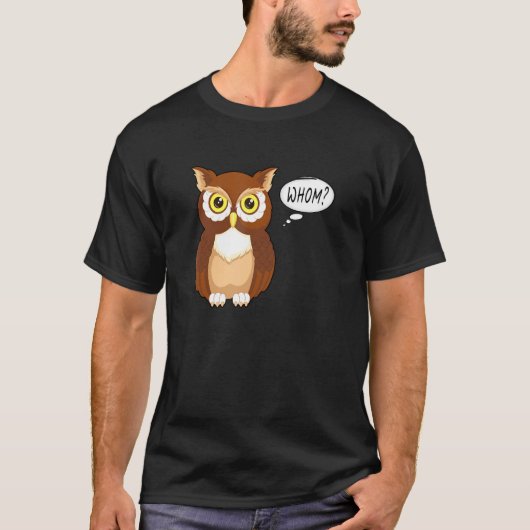 フクロウ Tシャツ (正面)