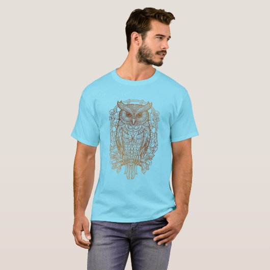 フクロウ Tシャツ (正面フル)