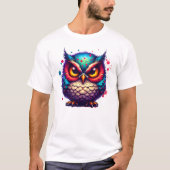 フクロウ Tシャツ (正面)