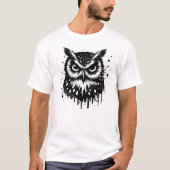 フクロウ Tシャツ (正面)