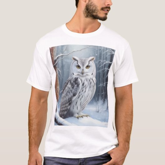 フクロウ Tシャツ (正面)