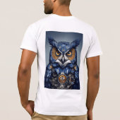 フクロウ Tシャツ (裏面)