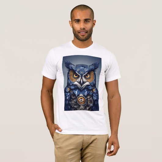 フクロウ Tシャツ (正面フル)