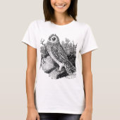 フクロウ Tシャツ (正面)