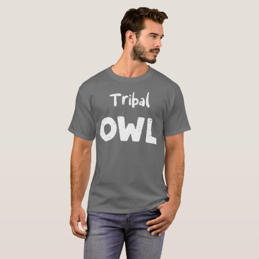 フクロウ Tシャツ (正面フル)